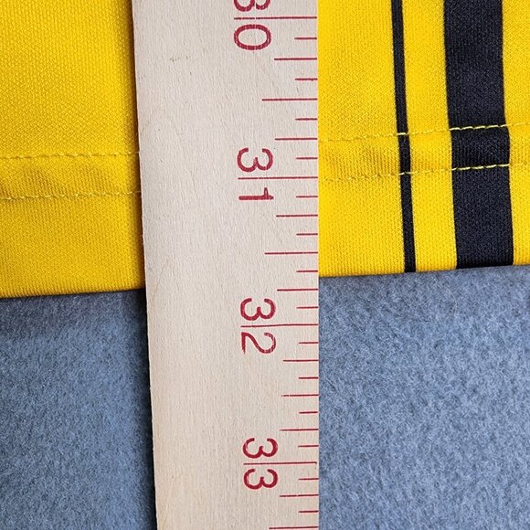 Official Sports US Soccer Referee Jersey Polo Shirt Mens Size XL Yellow Pockets - Picture 10 of 11